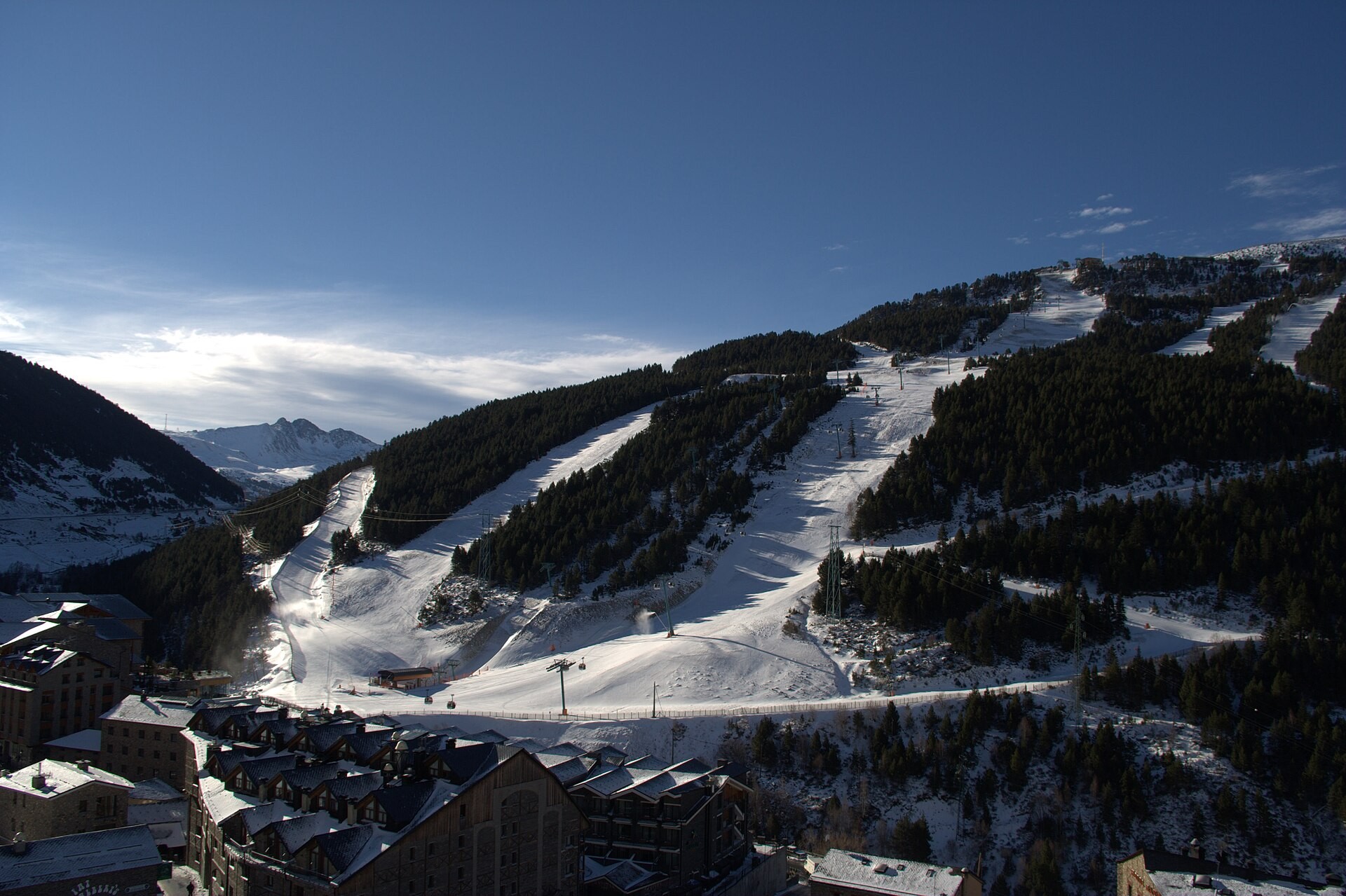 Vista panoràmica de Canillo, Andorra