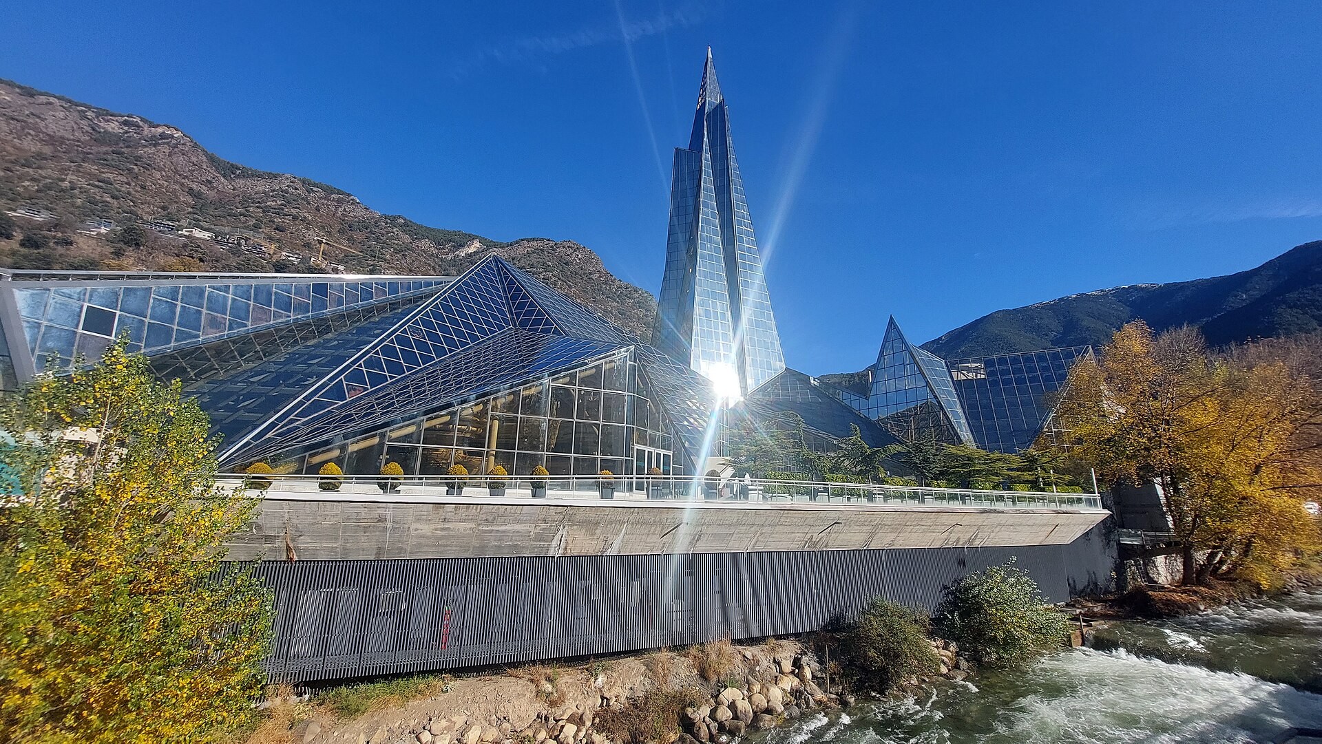 Vista panoràmica de Escaldes-Engordany, Andorra