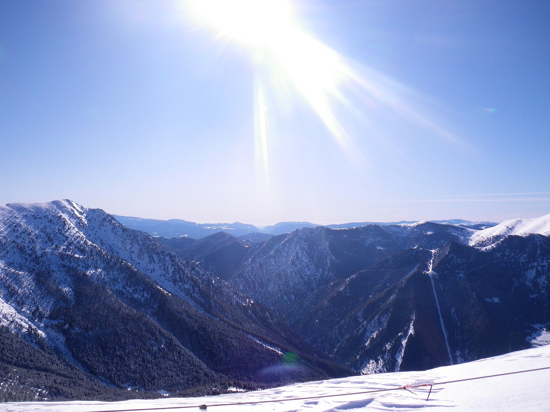 Vista panoràmica de La Massana, Andorra